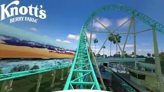 HangTime New Knotts Roller Coaster Full POV Video