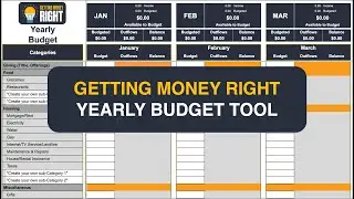 Yearly Budget Tool - Getting Money Right