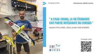 Antoine POLLIAND, élève-ingénieur en 2 ème année à l'ISAE-ENSMA