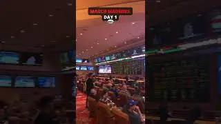 March Madness Basketball in Las Vegas looks like this #lasvegas #shorts #marchmadness