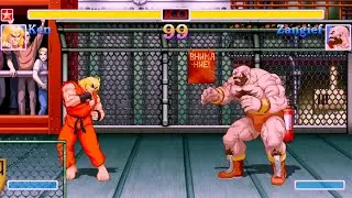 Ken vs Zangief (Hardest) Ultra Street Fighter 2: The Final Challengers.