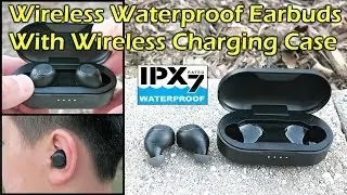 Wireless Waterproof Earbuds with Wireless Charging Case &ndash; EARFUN