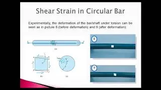 Part 02: Shear strain and angle of twist of shaft under torsion