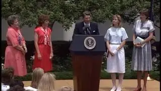 President Reagan's Remarks to American Legion Auxiliary Girls Nation on July 18, 1986