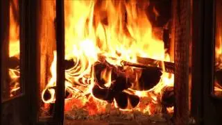 Offener Kamin - entspannen 2 STUNDEN Donner, Regen, Kamin