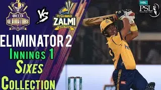 Peshawar Zalmi  Sixes | Karachi Kings Vs Peshawar Zalmi  | Eliminator 2 | 21 March | HBL PSL 2018