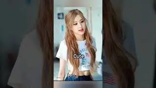Difference between Jimin and Rose edit #blackpink #rose #jimin