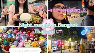 BANGKOK KI NIGHT MARKET TA CHTLUSE 🇹🇭YAM CUTE  MAYAM SE 🥹🥹🥹