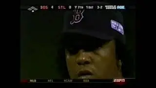 2004 World Series Game 3 Cardinals @ Red Sox Sports Center ESPN Highlights