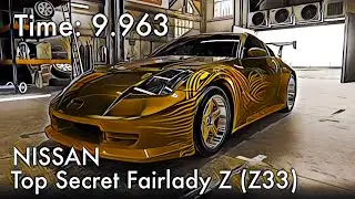 CSR2 - NISSAN Top Secret Fairlady Z (Z33) - tune & shift (time: 9.963)