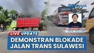 Jalan Trans Sulawesi Diblokade Demonstran DOB Luwu Raya&ndash;Luwu Tengah Hampir 60 Jam
