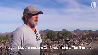 California wildfires now the size of NYC and Boston combined