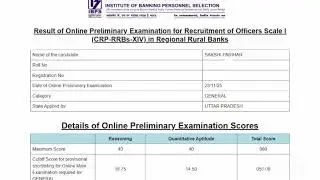 MY RRB PO PRE SCORECARD 2025 😇, Normalization 🥴 #banking #rrb 