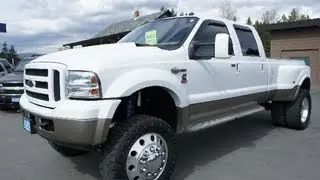 FORD CUMMINS TWIN TURBO CONVERSION! KING RANCH LIFTED CUMMINS TWIN TURBO DIESEL 4X4
