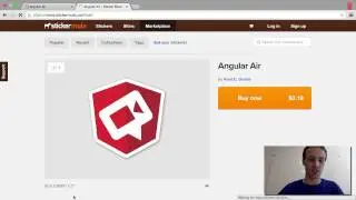 How to get angular-air stickers