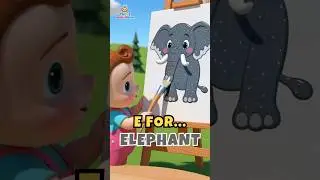 ABC Song for Kids (E-H) | Fun Alphabet Nursery Rhyme | ABCD Learning Song #abcd #kidssongs #shorts