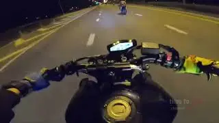 Yamaha MT 09 Akrapovic Exhaust ⚡ CRAZY Acceleration, Wheelies & Top Speed  Pure Street Ride