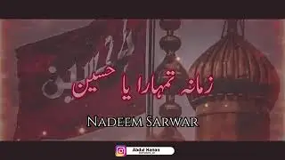 Nadim sarvar ka noha yah hai 🙌🙌