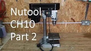 Nutool CH10 Hobby Drill Press Restoration Part 2 - Paint, Reassembly and Upgrades