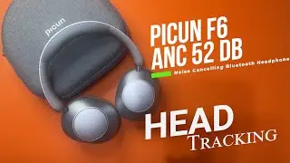 Идеальный звук Picun F6 с Head Tracking, 52 dB ANC и Bluetooth 5.4 в действии, обзор наушников