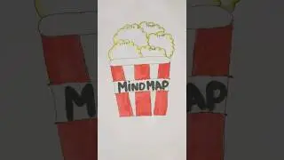 ~Mind map ideas : popcorn theme 🍿~ #mindmap #art #mindsketch #drawing #music #diy #artsupplies
