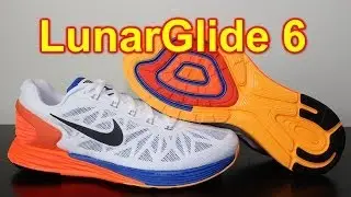 Nike Lunarglide 6 White/Hyper Crimson/Hyper Cobalt - Review + On Feet
