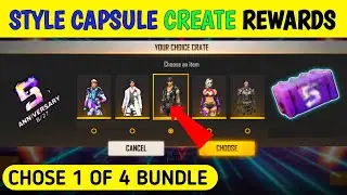 Style Capsule Event Free Fire | Free Fire New Event | Choice 1 Of 4 Bundle Style Capsule Create