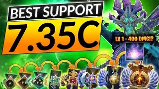 BEST SUPPORT HERO of 7.35C - This Build FARMS MMR - Dota 2 Leshrac Guide