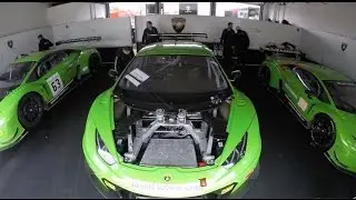 Grasser Racing Pit build up - Misano 2016