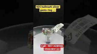 925 hallmark silver gents ring #trending #sunarworld #trendingshorts #shortsfeed #share #viral