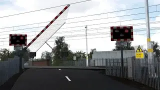 Standard UK Level Crossing on ECML 🇬🇧 | Peterborough &ndash; Grantham | Train Sim World