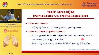 Vai trò của nintedanib trong IPF, PF-ILD và SSc-ILD