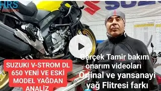 SUZUKI V-STROM DL 650 YENİ VE ESKİ MODEL YAĞDAN ANALİZ
