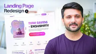Landing Page Redesign in Figma | Clean UI/UX Tutorial for SaaS & Startups