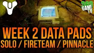 All 15 Data Pad Locations Week 2 Guide - Solo Ops / Fireteam Ops / Pinnacle Ops - Destiny 2