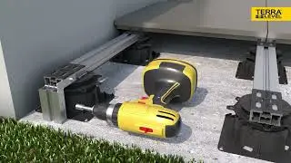Terra Level Aluminiumsystemverlegung