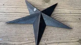 How to make a metal star for your Christmas tree, blacksmith ornaments
