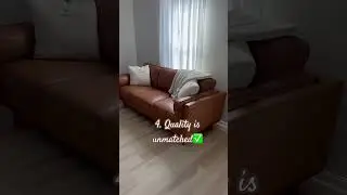 Valencia Artisan Leather Sofa #perfectcouch #leathercouch #cleaningyoutuber #newcouch #valenciacouch