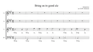 Bring us in good ale - Bas