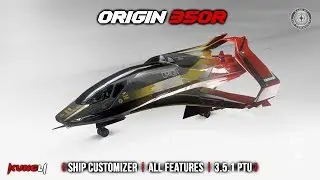 Origin 350R - Ship Customizer - All Features | Star Citizen PTU 3.5.1