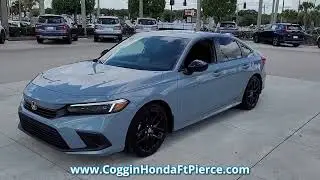SOLD - USED 2022 Honda Civic SPORT at Coggin Honda Ft. Pierce (USED) #COA230011B