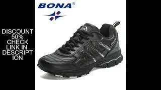 BONA 2023 New Designers Classics Casual Shoes Men Lightweight Vulcanize Shoes Man Walking Sneakers M