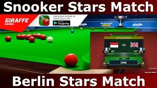 Snooker Stars Berlin Stars Match | Indonesia VS England