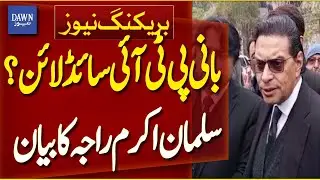 PTI Founder Imran Khan Sidelined?, Salman Akram Raja's Statement | Breaking News | Dawn News