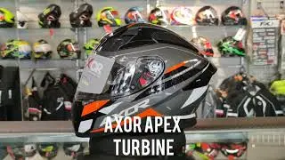 Axor Apex Turbine Black Orange Helmet Features @DJ Helmets