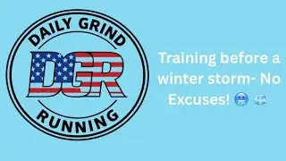 Training Before a Winter Storm &mdash; No Excuses!