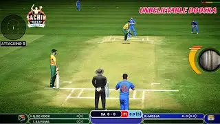 Jadeja Take Wicket On First Ball | Unbelievable Bowling | Sachin Saga Pro Cricket #viral
