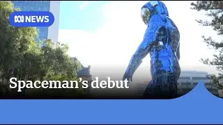High art or space oddity? Perth's towering 'Boonji Spaceman' unveiled | ABC Perth