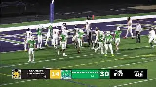 Notre Dame College Prep vs Marian Catholic High School Varsity Football Prep Bowl