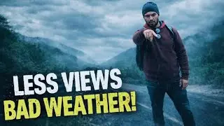 less views and BAD WEATHER! | Travel Vlog